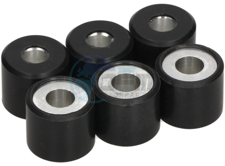 Product image: Derbi - CM1038035 - ROLLERS SET, MOVABLE DRIVE 125   0