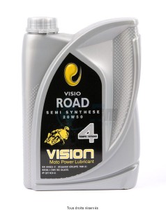 Product image: Vision - VISIOROAD20-1 - Semi Synthetic 4T 20w50 - 1L  . 