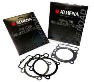 Product image: Athena - VGHR2009 - Gasket kit Cilinder and Cilinder head Yamaha YZ 450 F 2014 RACE (3 gaskets: 1 Cilinder head - 2 Bottom) 
