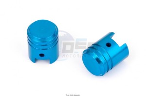Product image: Kyoto - KP113 - Tyre Valve Cap Grand Piston Color Blue for 1 pair 