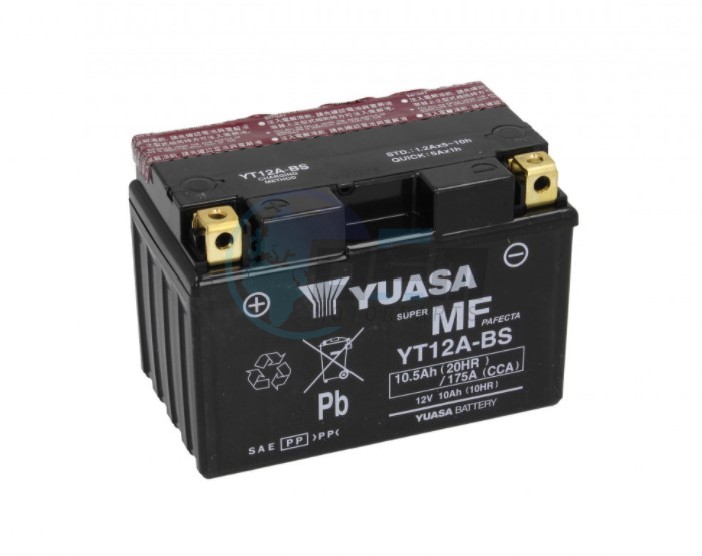 Product image: Piaggio - 639792 - SEALED BATTERY 12V 10 Ah  0