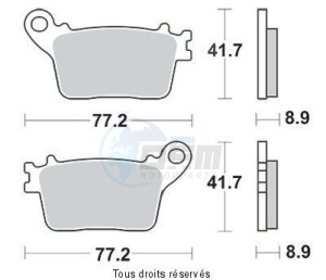 Product image: Vesrah - VD174JL - Brake Pad Vesrah Sinter Metal      VD174JL 