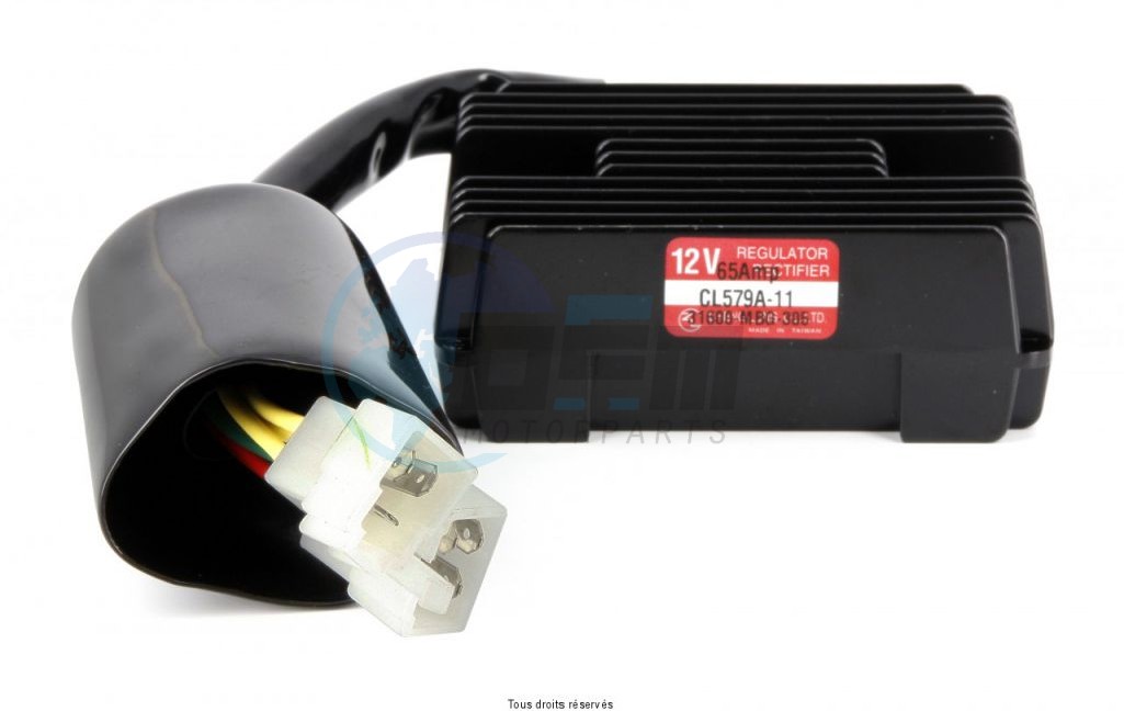 Product image: Kyoto - IND184 - Voltage Regulator Ducati-Honda-Suzuki 12V/35A - Three-phase 7 connectorss Triumph - Kawasaki   0