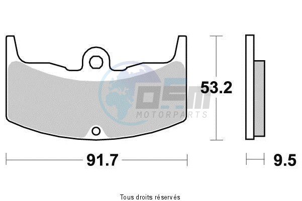 Product image: Sifam - S1129N - Brake Pad Sifam Sinter Metal   S1129N  1