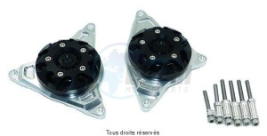 Product image: Sifam - PRC6N - Carter Protector Kit Blacks CBR 1000 RR 08-14 Left and Right 