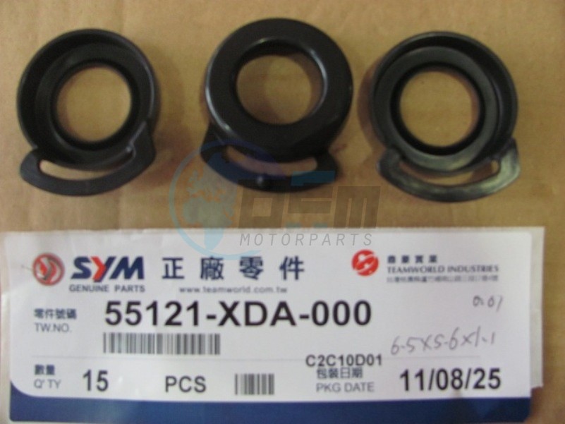 Product image: Sym - 55121-XDA-000 - RUBBER OIL GUIDE  0