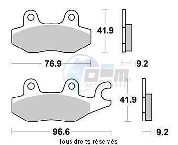 Product image: Sifam - S1085AN - Brake Pad Sifam Sinter Metal   S1085AN  1