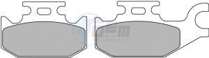 Product image: Ferodo - FDB2148SG - Brakepad Sinter metal Grip Off Road 