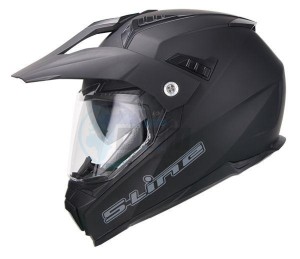 Product image: S-Line - CEN1F1002 - Helmet Enduro S789 CRUX - Black Mat - S 