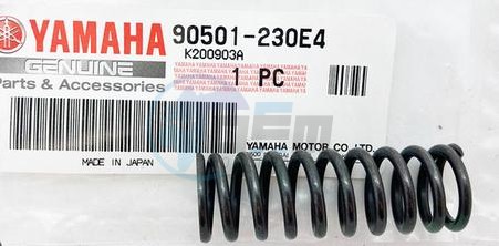 Product image: Yamaha - 90501230E400 - SPRING, COMPRESSION   0