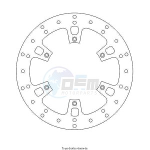 Product image: Sifam - DIS1085 - Brake Disc KTM Ø260x143x127  Mounting holes 6xØ6,5 Disk Thickness 3 